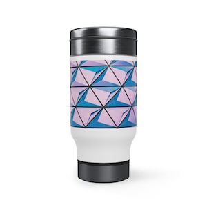 Stainless Steel Travel Mug with Handle, 14oz