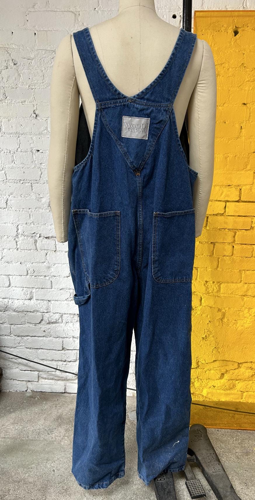 1990 年代のヴィンテージ ビブ デニム オーバーオール - Etsy 日本