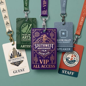 Custom Full Color PVC ID Cards | Personalized Employee Photo Badges, Staff IDs