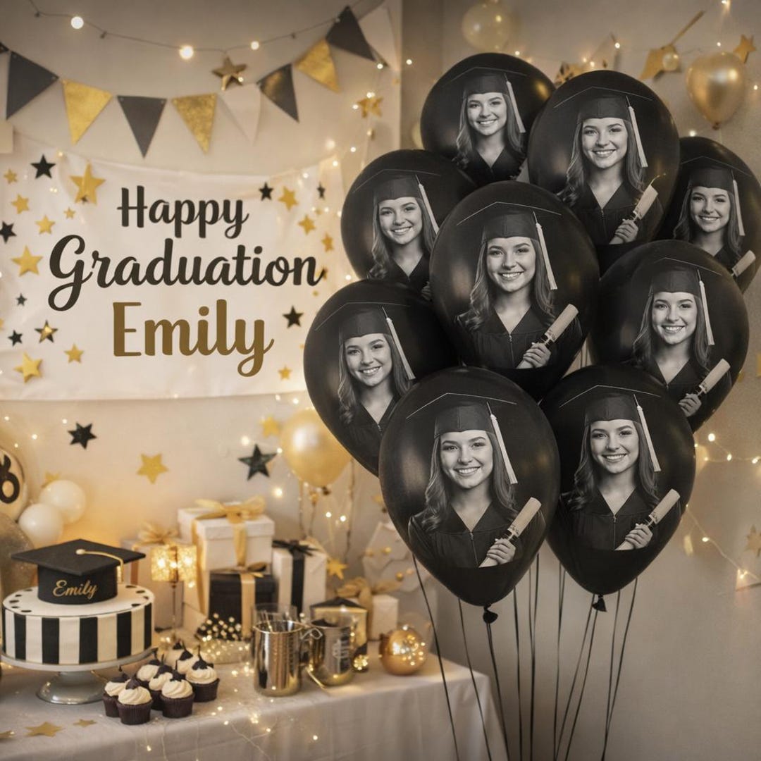 Custom Photo Balloons Personalized Balloons Logo Balloons Printed ...