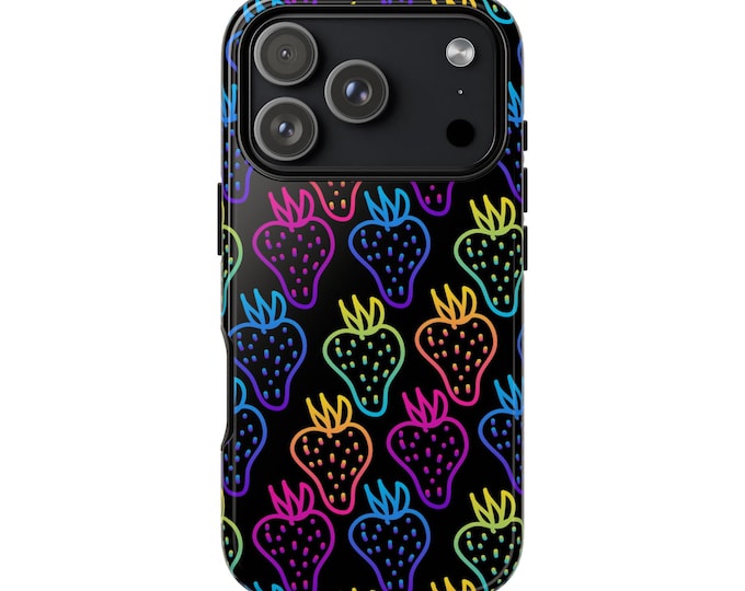 Strawberry Tough Phone Case For iPhone