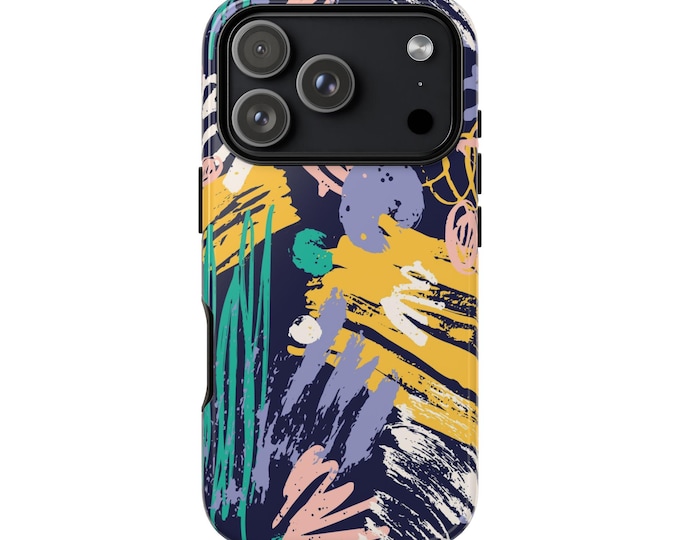 Abstract Tough Phone Case For iPhone