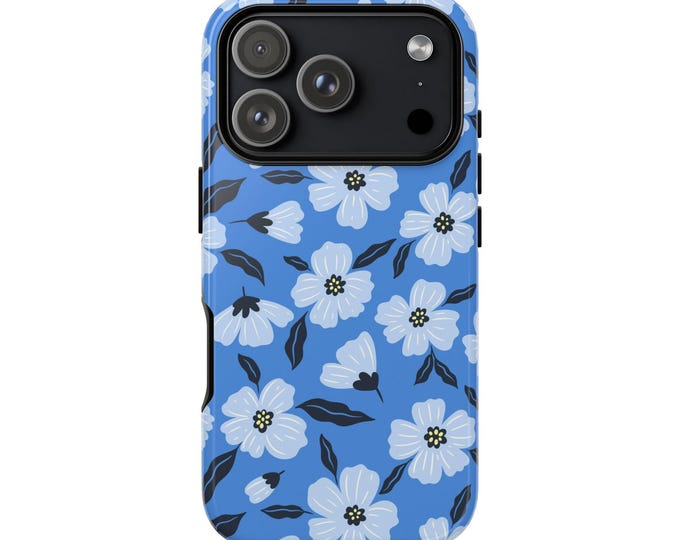 Floral Tough Phone Case For iPhone