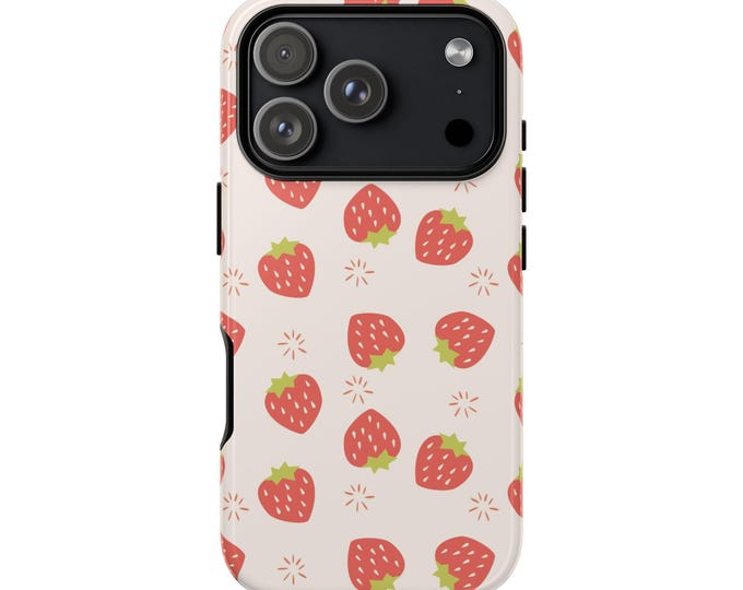 Strawberries Tough Phone Case For iPhone