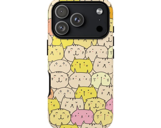 Cute Cats Tough Phone Case For iPhone