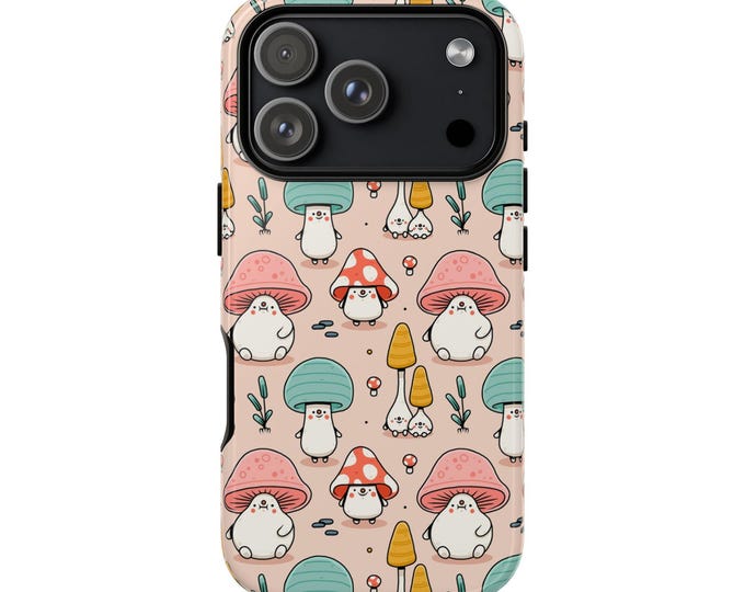 Mushroom Tough Phone Case For iPhone