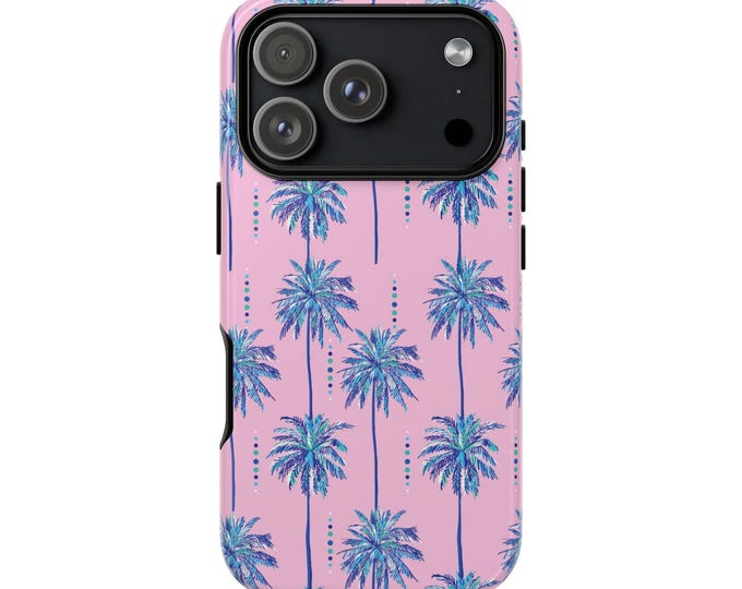 Vaporwave Tropical Tough Phone Case For iPhone