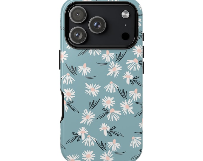 Floral Tough Phone Case For iPhone