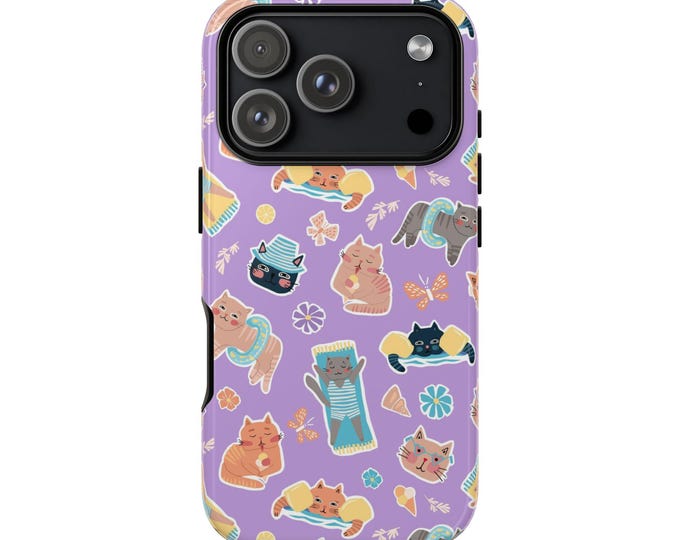 Cute Cats Tough Phone Case For iPhone