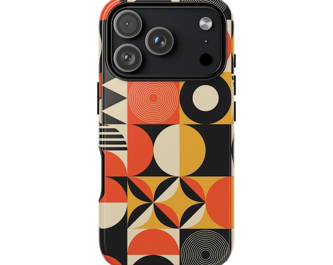 Mid Century Tough Phone Case For iPhone