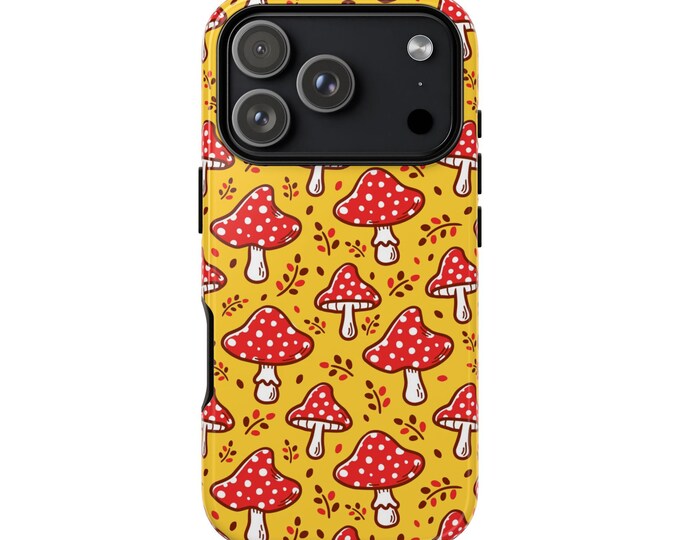 Mushroom Tough Phone Case For iPhone