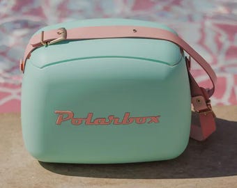 Retro Polarbox Cooler: 90s Style Lunch Box, Travel & Picnic