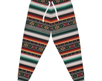 Pantalones deportivos con estampado de serape del suroeste / Pantalones deportivos con rayas aztecas / Pantalones deportivos unisex