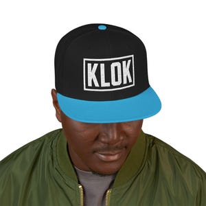Dominican Slang Embroidered Snapback Hat|High-Profile, Structured Cap| KLOK