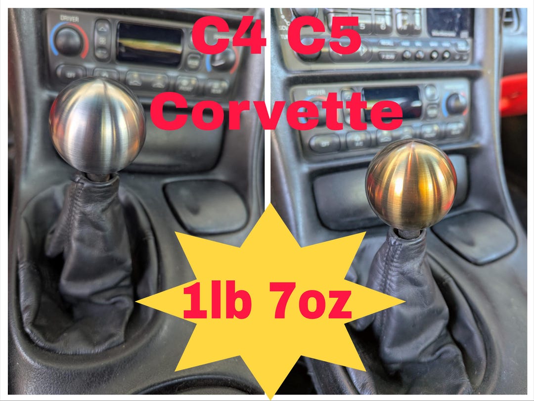 1989 - 2004 Chevy C4 C5 Corvette Stainless Steel Weighted Shift Knob - Etsy