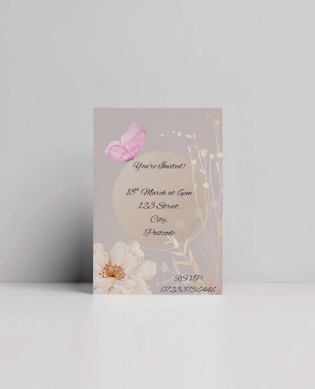 Universal Editable Invitation Template (instant Download) - Etsy