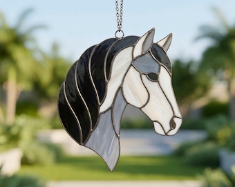 Horse Stained Glass Pattern | Suncatcher Digital Template| Wall Art & Home Decor | Digital Download