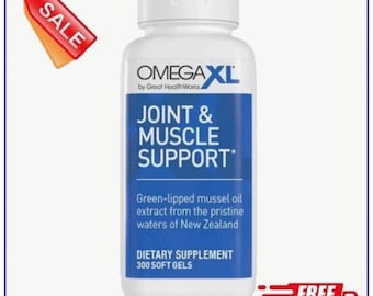 Omega XL 300 Softgels – Green Lipped Mussel Extract | Natural Source of Omega-3 & Fatty Acids