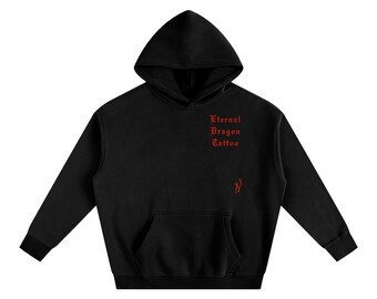 Oversize Fleeced Hoodie With Three Hoju