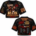 Custom Usher Chris Brown R&B Tour Crop Jersey, Personalized Raymond and Brown Concert Fan Shirt 2026