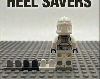 LEGO Minifigure Heel Savers – Prevent Cracked Legs, Display & Storage accessories