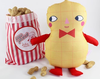 peanut plush etsy