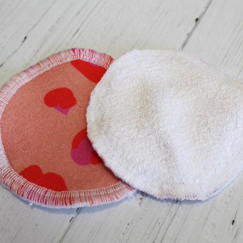 Leopard Print Reusable Cotton Pads, organic cotton face pads, eco-friendly gift, make up remover pads image 4