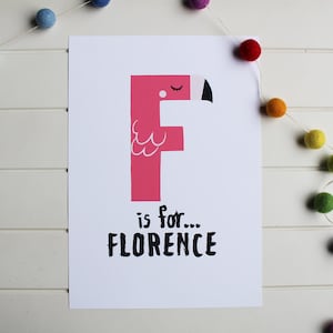 Nome personalizado impresso, impressão do alfabeto, decoração infantil, decoração de berçário, presente personalizado, quarto infantil