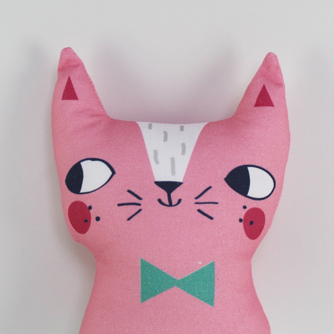 Cat Soft Toy Confetti Cats Pink Cat Plush Doll Etsy