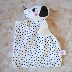 Dalmatian dog cuddly blankie toy image 4