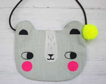 Bear Bag Purse Mint