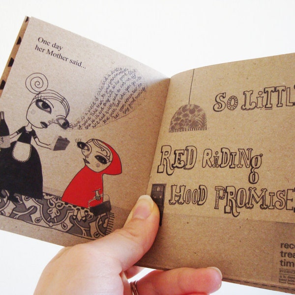 Little red riding hood book / zine