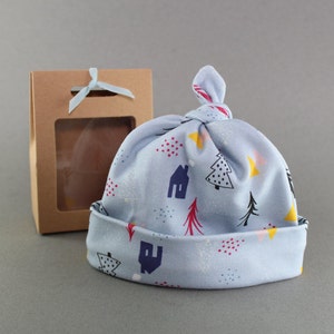 Organic Cotton Baby Hat image 3