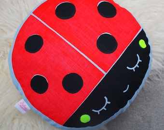 Ladybird cushion ladybug pillow