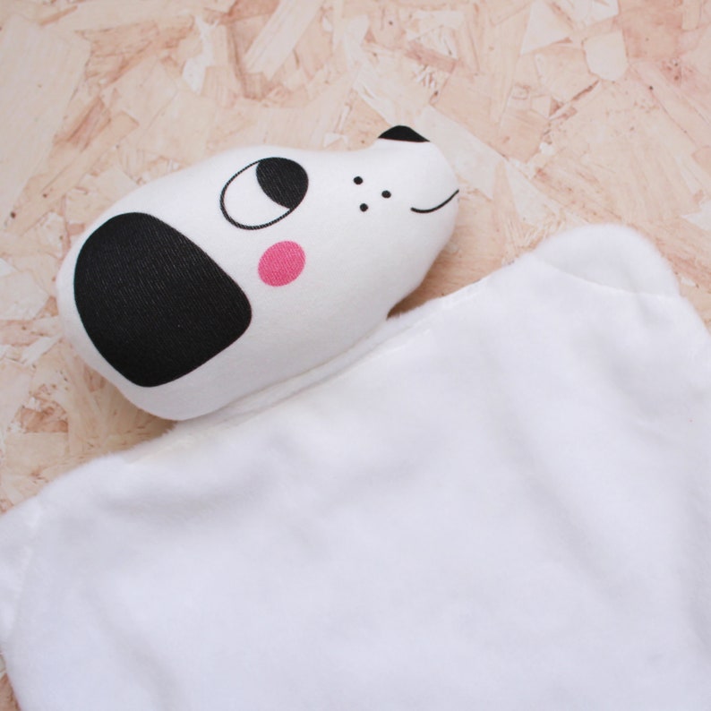 Dalmatian dog cuddly blankie toy image 3