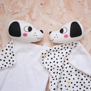 Dalmatian dog cuddly blankie toy image 5