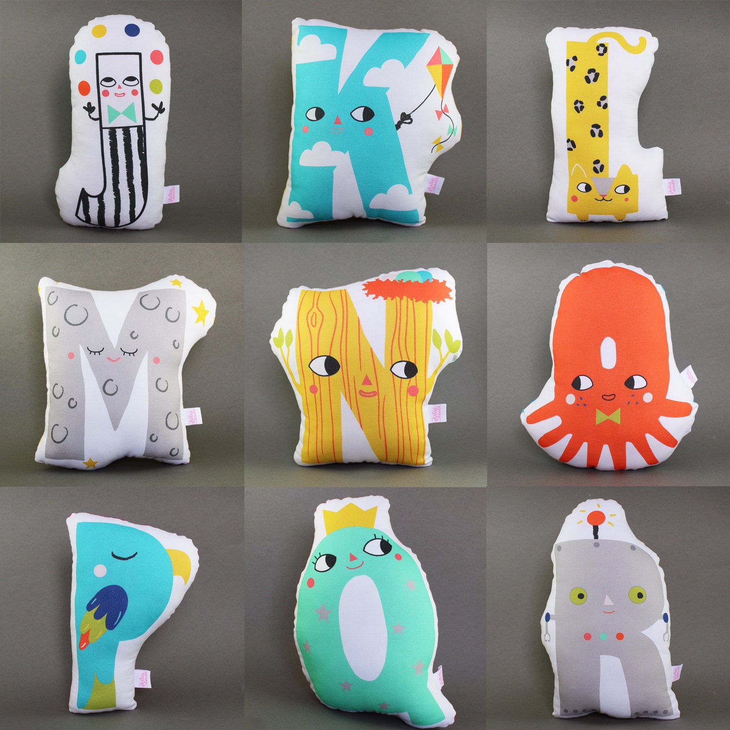 Alphabet Cushion Pillow Etsy UK