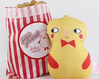 Pepe Peanut Rattle Soft Toy Plush Baby