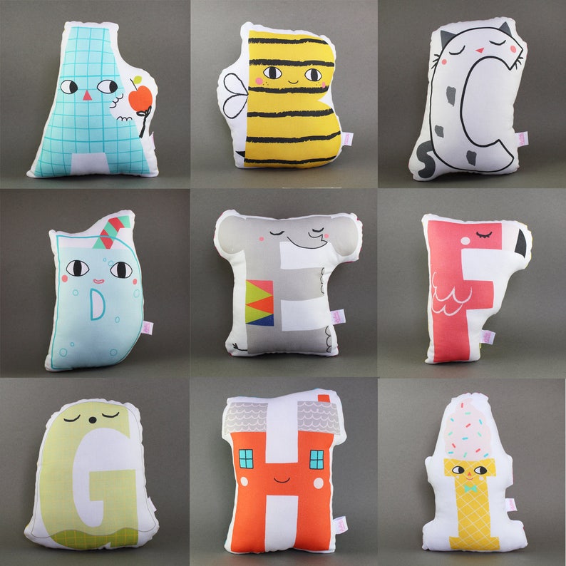 Alphabet Cushion Pillow zdjęcie 7