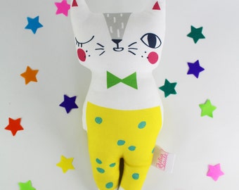 Cat Soft Toy - Confetti Cats White Cat Plush Doll