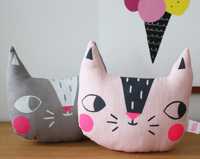 Cat Cushion Pillow Etsy