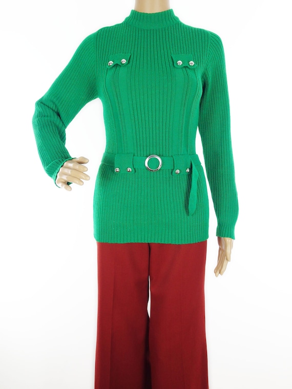 Ultra Mod Original 1960s Bright Emerald Green Thi… - image 1