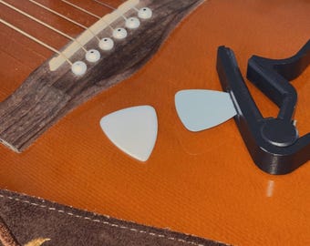 Archivos STL de púas de guitarra imprimibles en 3D / 5 opciones de grosor (descarga digital)