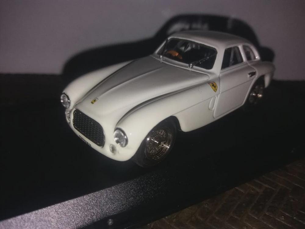 Ferrari 166 MM 1948-1953 White Scale 1:43 Art Model - Etsy