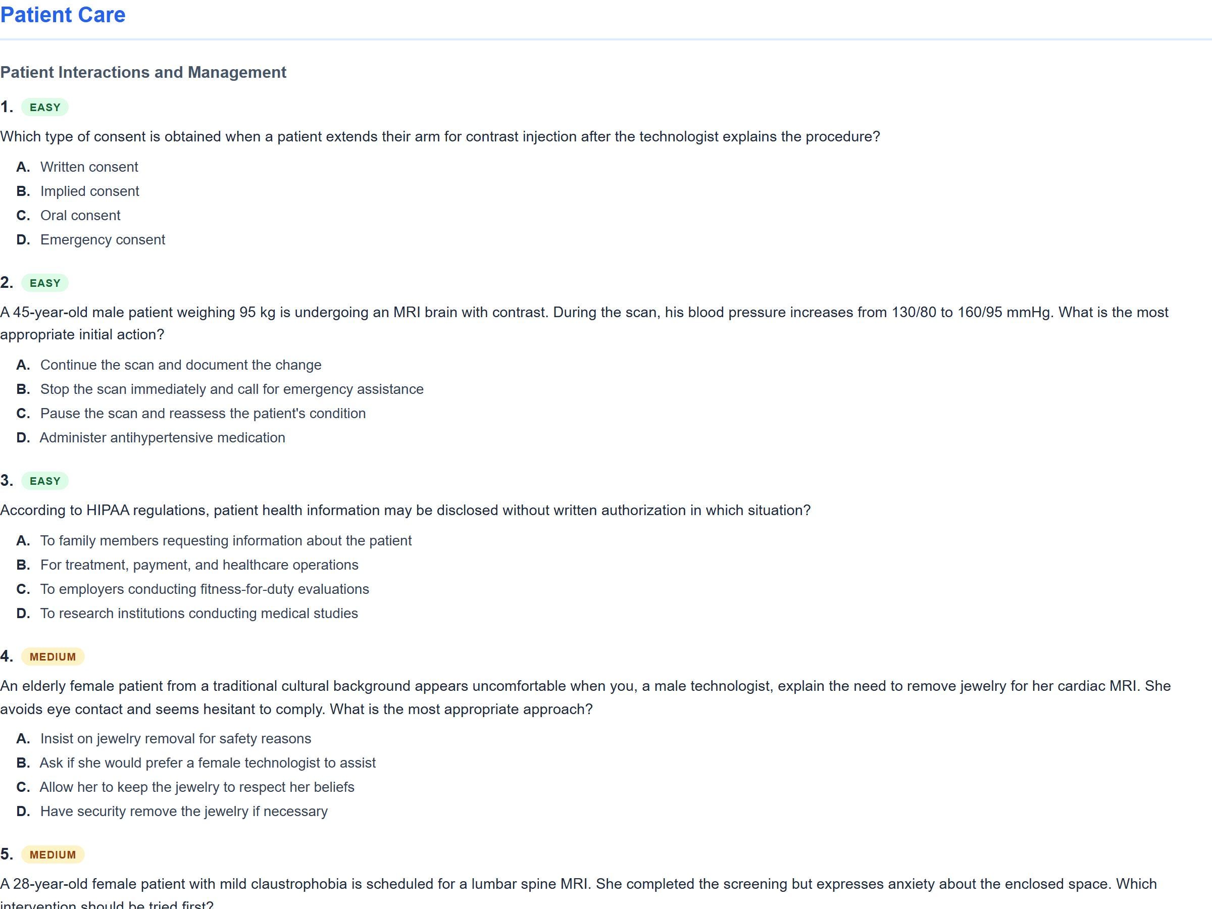 ARRT MRI Exam Prep: 750 Practice Questions, Registry Review Study Guide ...