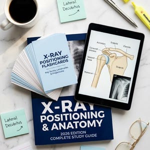 X-Ray Positioning & Anatomy Exam Prep 2026 | Rad Tech Study Guide Bundle PDF Digital Download