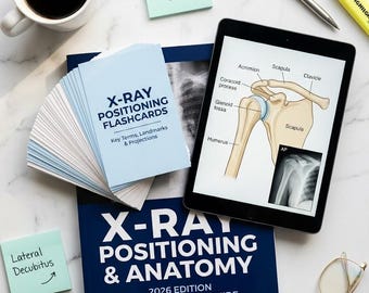X-Ray Positioning & Anatomy Exam Prep 2026 | Rad Tech Study Guide Bundle PDF Digital Download