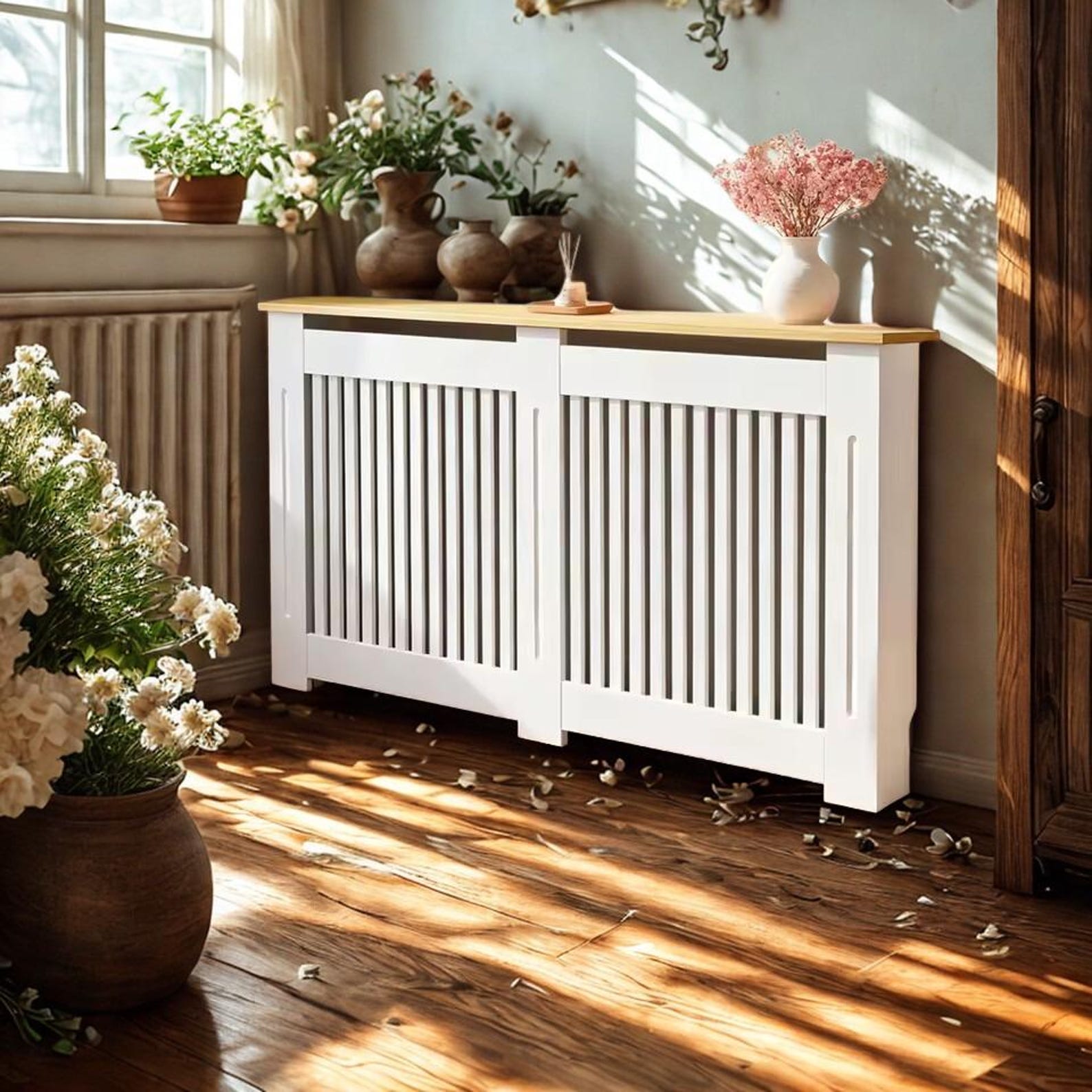 Slatted Radiator Bench Modern Slatted Radiator Shelf - Etsy