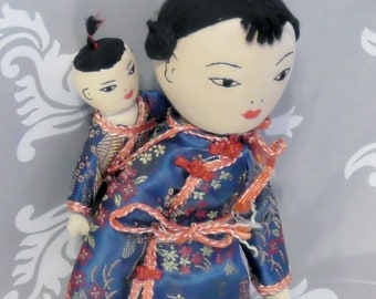 antique japanese cloth dolls