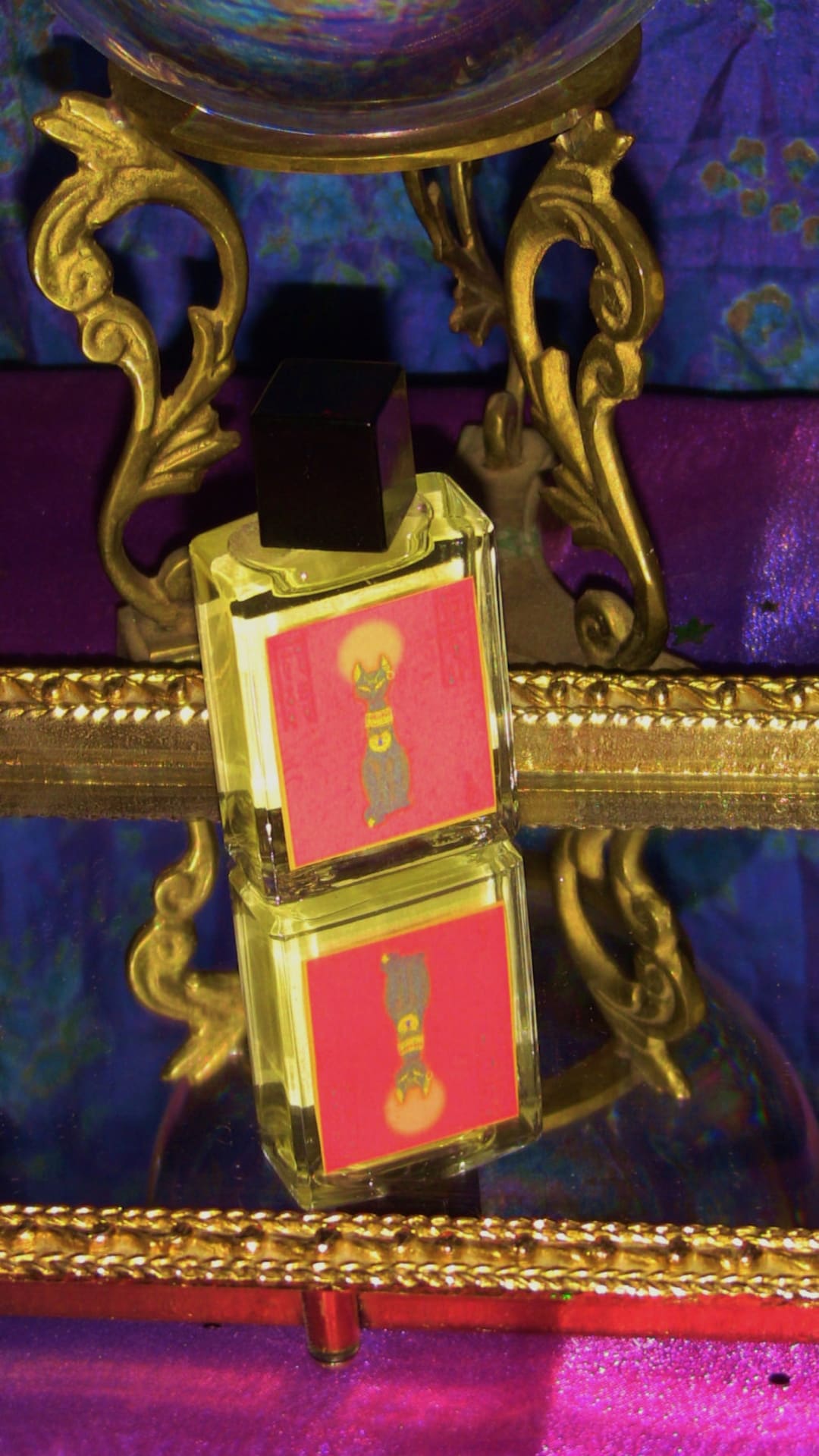 Bastet Cat Goddess Egyptian Perfume Oil All Natural Vegan With